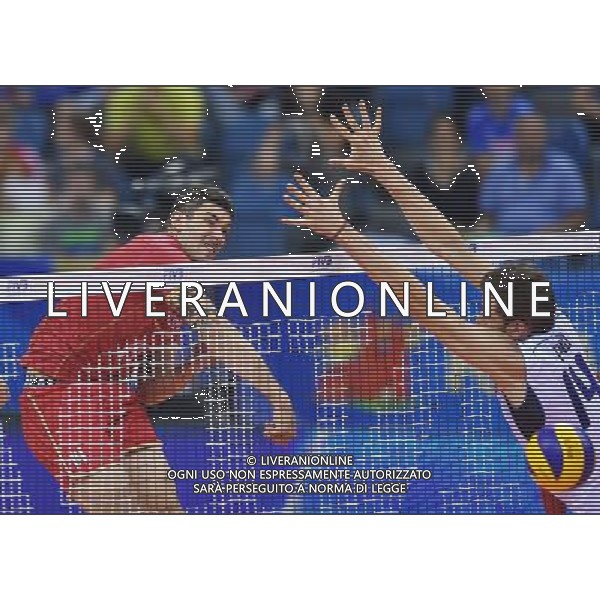 2016.07.17 Krakow Siatkowka mezczyzn Liga Swiatowa 2016 Finaly mech o 3 miejsce Francja - Wlochy N/z Nicolas Le Goff (FRA) Foto Lukasz Laskowski / PressFocus 2016.07.17 Men Volleyball World League Finals 3rd place game France vs Italy Nicolas Le Goff (FRA) Credit: Lukasz Laskowski / PressFocus / NEWSPIX.PL --- Newspix.pl/ AGENZIA ALDO LIVERANI SAS - ITALY ONLY EDITORIAL USE ONLY - FRANCIA - ITALIA Volley Men World League 2016 - FINAL SIX ( 3-4 POSTO ) CRACOVIA POLONIA 17/07/2016