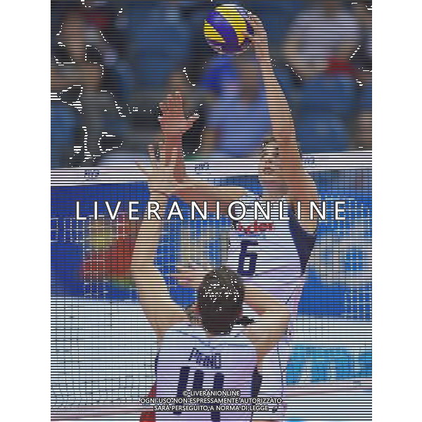 2016.07.17 Krakow Siatkowka mezczyzn Liga Swiatowa 2016 Finaly mech o 3 miejsce Francja - Wlochy N/z Simone Giannelli (ITA) Foto Lukasz Laskowski / PressFocus 2016.07.17 Men Volleyball World League Finals 3rd place game France vs Italy Simone Giannelli (ITA) Credit: Lukasz Laskowski / PressFocus / NEWSPIX.PL --- Newspix.pl/ AGENZIA ALDO LIVERANI SAS - ITALY ONLY EDITORIAL USE ONLY - FRANCIA - ITALIA Volley Men World League 2016 - FINAL SIX ( 3-4 POSTO ) CRACOVIA POLONIA 17/07/2016