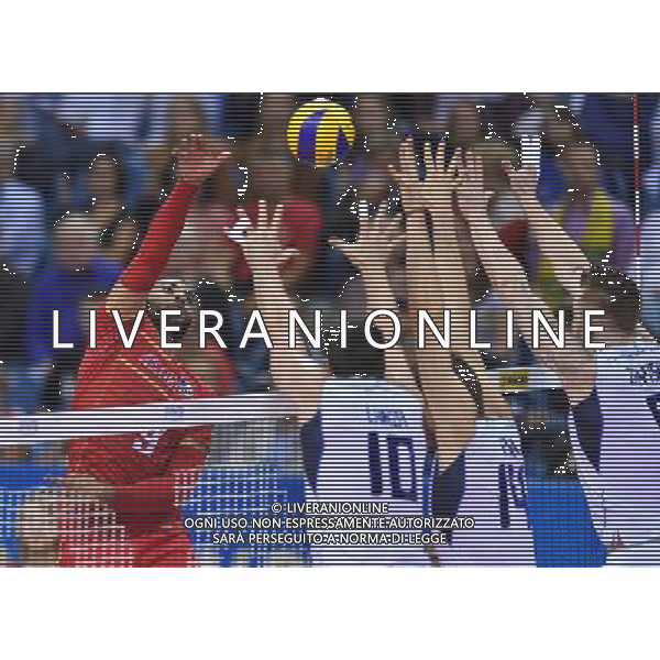 2016.07.17 Krakow Siatkowka mezczyzn Liga Swiatowa 2016 Finaly mech o 3 miejsce Francja - Wlochy N/z Earvin Ngapeth (FRA) Foto Lukasz Laskowski / PressFocus 2016.07.17 Men Volleyball World League Finals 3rd place game France vs Italy Earvin Ngapeth (FRA) Credit: Lukasz Laskowski / PressFocus / NEWSPIX.PL --- Newspix.pl/ AGENZIA ALDO LIVERANI SAS - ITALY ONLY EDITORIAL USE ONLY - FRANCIA - ITALIA Volley Men World League 2016 - FINAL SIX ( 3-4 POSTO ) CRACOVIA POLONIA 17/07/2016