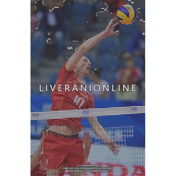 2016.07.17 Krakow Siatkowka mezczyzn Liga Swiatowa 2016 Finaly mech o 3 miejsce Francja - Wlochy N/z Kevin Le Roux (FRA) Foto Lukasz Laskowski / PressFocus 2016.07.17 Men Volleyball World League Finals 3rd place game France vs Italy Kevin Le Roux (FRA) Credit: Lukasz Laskowski / PressFocus / NEWSPIX.PL --- Newspix.pl/ AGENZIA ALDO LIVERANI SAS - ITALY ONLY - EDITORIAL USE ONLY- FRANCIA - ITALIA Volley Men World League 2016 - FINAL SIX ( 3-4 POSTO ) CRACOVIA POLONIA 17/07/2016
