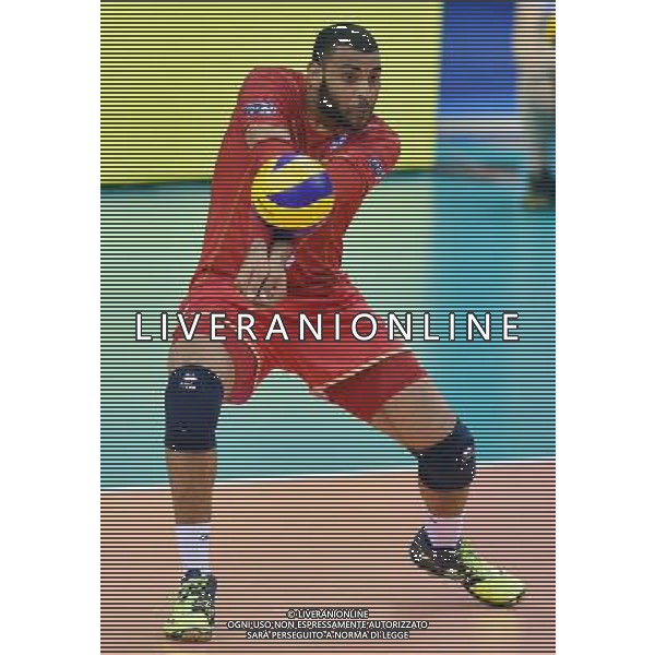 2016.07.17 Krakow Siatkowka mezczyzn Liga Swiatowa 2016 Finaly mech o 3 miejsce Francja - Wlochy N/z Earvin Ngapeth (FRA) Foto Lukasz Laskowski / PressFocus 2016.07.17 Men Volleyball World League Finals 3rd place game France vs Italy Earvin Ngapeth (FRA) Credit: Lukasz Laskowski / PressFocus / NEWSPIX.PL --- Newspix.pl/ AGENZIA ALDO LIVERANI SAS - ITALY ONLY - EDITORIAL USE ONLY- FRANCIA - ITALIA Volley Men World League 2016 - FINAL SIX ( 3-4 POSTO ) CRACOVIA POLONIA 17/07/2016