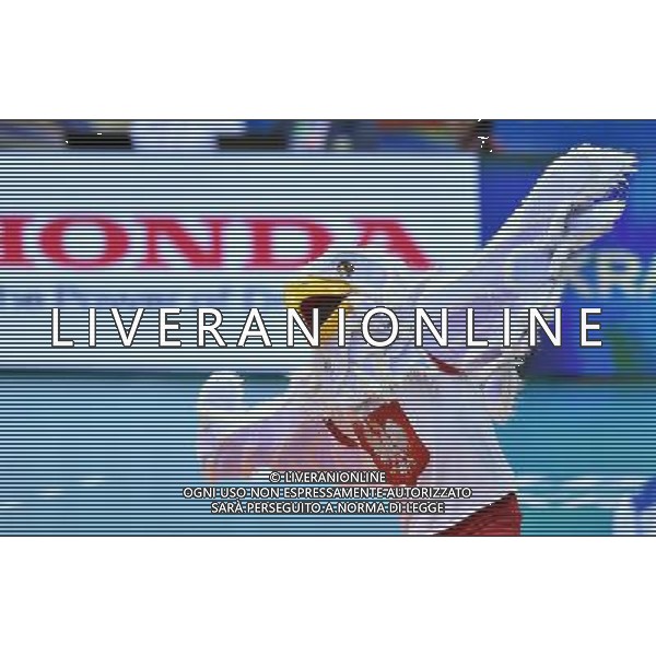 2016.07.17 Krakow Siatkowka mezczyzn Liga Swiatowa 2016 Finaly mech o 3 miejsce Francja - Wlochy N/z orzel maskotka Foto Lukasz Laskowski / PressFocus 2016.07.17 Men Volleyball World League Finals 3rd place game France vs Italy Credit: Lukasz Laskowski / PressFocus / NEWSPIX.PL --- Newspix.pl/ AGENZIA ALDO LIVERANI SAS - ITALY ONLY - EDITORIAL USE ONLY- FRANCIA - ITALIA Volley Men World League 2016 - FINAL SIX ( 3-4 POSTO ) CRACOVIA POLONIA 17/07/2016