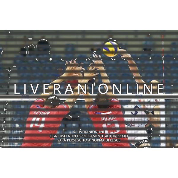 2016.07.17 KRAKOW - TAURON ARENA LIGA SWIATOWA SIATKOWKA MECZ O 3 MIEJSCE FRANCJA - WLOCHY NZ METTEO PIANO WLOCHY MASSIM COLACI WLOCHY TREVOR CLEVENOT FRANCJA FOT LUKASZ WIESZALA / FOKUSMEDIA / NEWSPIX.PL --- Newspix.pl/ AGENZIA ALDO LIVERANI SAS - ITALY ONLY - EDITORIAL USE ONLY- FRANCIA - ITALIA Volley Men World League 2016 - FINAL SIX ( 3-4 POSTO ) CRACOVIA POLONIA 17/07/2016