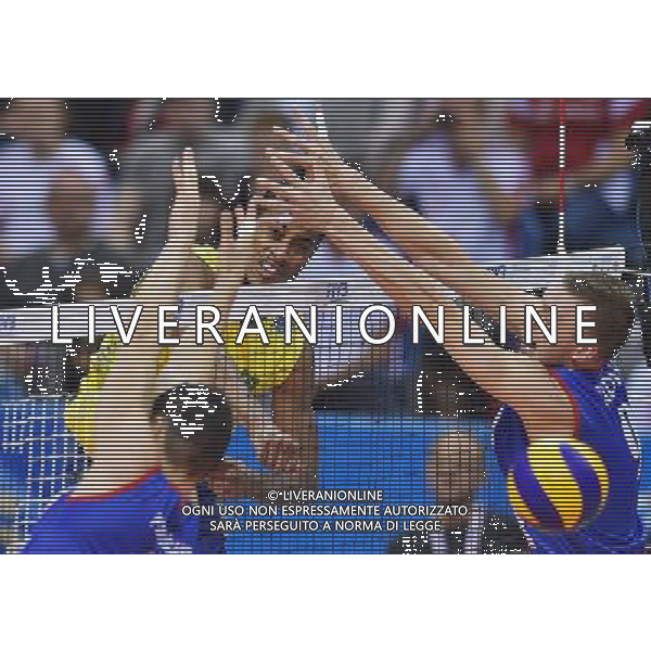 2016.07.17 Krakow Siatkowka mezczyzn Liga Swiatowa 2016 Finaly final Serbia - Brazylia N/z Ricardo Lucarelli Santos De Souza (BRA) Foto Lukasz Laskowski / PressFocus 2016.07.17 Krakow Men Volleyball World League Finals final game Serbia vs Brazil Ricardo Lucarelli Santos De Souza (BRA) Credit: Lukasz Laskowski / PressFocus / NEWSPIX.PL --- Newspix.pl/ AGENZIA ALDO LIVERANI SAS - ITALY ONLY - EDITORIAL USE ONLY- SERBIA - BRASILE Volley Men World League 2016 - FINAL SIX (FINALE ) CRACOVIA POLONIA 17/07/2016