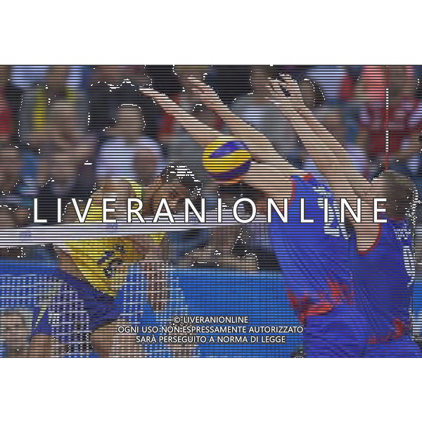 2016.07.17 Krakow Siatkowka mezczyzn Liga Swiatowa 2016 Finaly final Serbia - Brazylia N/z Ricardo Lucarelli Santos De Souza (BRA) Foto Lukasz Laskowski / PressFocus 2016.07.17 Krakow Men Volleyball World League Finals final game Serbia vs Brazil Ricardo Lucarelli Santos De Souza (BRA) Credit: Lukasz Laskowski / PressFocus / NEWSPIX.PL --- Newspix.pl/ AGENZIA ALDO LIVERANI SAS - ITALY ONLY - EDITORIAL USE ONLY- SERBIA - BRASILE Volley Men World League 2016 - FINAL SIX (FINALE ) CRACOVIA POLONIA 17/07/2016