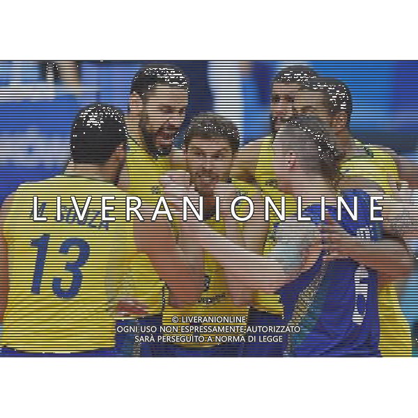 2016.07.17 Krakow Siatkowka mezczyzn Liga Swiatowa 2016 Finaly final Serbia - Brazylia N/z Mauricio Souza (BRA) Mauricio Borges Almeida Silva (BRA) Bruno Mossa Rezende (BRA) Wallace De Souza (BRA) Foto Lukasz Laskowski / PressFocus 2016.07.17 Krakow Men Volleyball World League Finals final game Serbia vs Brazil Mauricio Souza (BRA) Mauricio Borges Almeida Silva (BRA) Bruno Mossa Rezende (BRA) Wallace De Souza (BRA) Credit: Lukasz Laskowski / PressFocus / NEWSPIX.PL --- Newspix.pl/ AGENZIA ALDO LIVERANI SAS - ITALY ONLY - EDITORIAL USE ONLY- SERBIA - BRASILE Volley Men World League 2016 - FINAL SIX (FINALE ) CRACOVIA POLONIA 17/07/2016