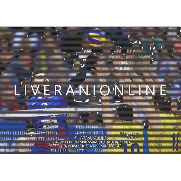 2016.07.17 Krakow Siatkowka mezczyzn Liga Swiatowa 2016 Finaly final Serbia - Brazylia N/z Uros Kovacevic (SRB) Foto Lukasz Laskowski / PressFocus 2016.07.17 Krakow Men Volleyball World League Finals final game Serbia vs Brazil Uros Kovacevic (SRB) Credit: Lukasz Laskowski / PressFocus / NEWSPIX.PL --- Newspix.pl/ AGENZIA ALDO LIVERANI SAS - ITALY ONLY - EDITORIAL USE ONLY- SERBIA - BRASILE Volley Men World League 2016 - FINAL SIX (FINALE ) CRACOVIA POLONIA 17/07/2016