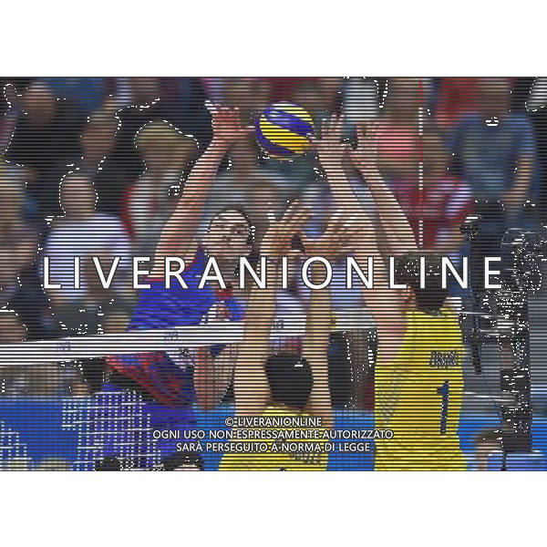 2016.07.17 Krakow Siatkowka mezczyzn Liga Swiatowa 2016 Finaly final Serbia - Brazylia N/z Marko Ivovic (SRB) Foto Lukasz Laskowski / PressFocus 2016.07.17 Krakow Men Volleyball World League Finals final game Serbia vs Brazil Marko Ivovic (SRB) Credit: Lukasz Laskowski / PressFocus / NEWSPIX.PL --- Newspix.pl/ AGENZIA ALDO LIVERANI SAS - ITALY ONLY - EDITORIAL USE ONLY- SERBIA - BRASILE Volley Men World League 2016 - FINAL SIX (FINALE ) CRACOVIA POLONIA 17/07/2016
