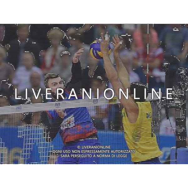 2016.07.17 Krakow Siatkowka mezczyzn Liga Swiatowa 2016 Finaly final Serbia - Brazylia N/z Uros Kovacevic (SRB) Foto Lukasz Laskowski / PressFocus 2016.07.17 Krakow Men Volleyball World League Finals final game Serbia vs Brazil Uros Kovacevic (SRB) Credit: Lukasz Laskowski / PressFocus / NEWSPIX.PL --- Newspix.pl/ AGENZIA ALDO LIVERANI SAS - ITALY ONLY - EDITORIAL USE ONLY- SERBIA - BRASILE Volley Men World League 2016 - FINAL SIX (FINALE ) CRACOVIA POLONIA 17/07/2016