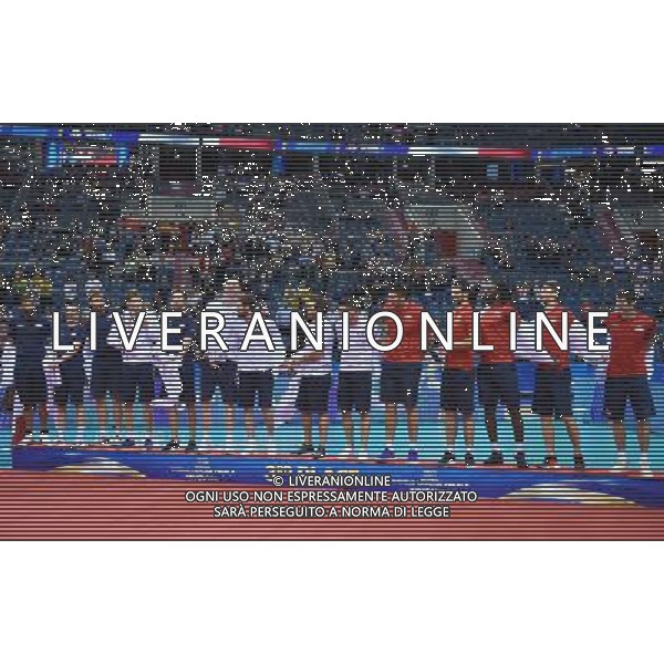 2016.07.17 Krakow Siatkowka mezczyzn Liga Swiatowa 2016 Finaly final Serbia - Brazylia N/z medal ceremony team France Foto Lukasz Laskowski / PressFocus 2016.07.17 Men Volleyball World League Finals final game Serbia vs Brazil medal ceremony team France Credit: Lukasz Laskowski / PressFocus / NEWSPIX.PL --- Newspix.pl/ AGENZIA ALDO LIVERANI SAS - ITALY ONLY - EDITORIAL USE ONLY- SERBIA - BRASILE Volley Men World League 2016 - FINAL SIX (FINALE ) CRACOVIA POLONIA 17/07/2016