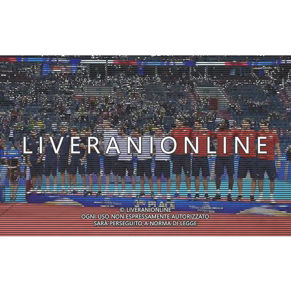 2016.07.17 Krakow Siatkowka mezczyzn Liga Swiatowa 2016 Finaly final Serbia - Brazylia N/z medal ceremony team France Foto Lukasz Laskowski / PressFocus 2016.07.17 Men Volleyball World League Finals final game Serbia vs Brazil medal ceremony team France Credit: Lukasz Laskowski / PressFocus / NEWSPIX.PL --- Newspix.pl/ AGENZIA ALDO LIVERANI SAS - ITALY ONLY - EDITORIAL USE ONLY- SERBIA - BRASILE Volley Men World League 2016 - FINAL SIX (FINALE ) CRACOVIA POLONIA 17/07/2016