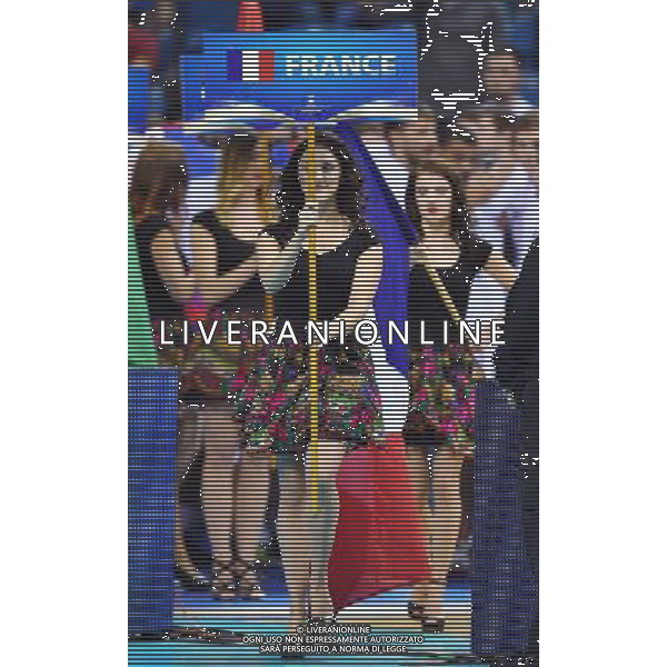 2016.07.17 Krakow Siatkowka mezczyzn Liga Swiatowa 2016 Finaly final Serbia - Brazylia N/z medal ceremony team France Foto Lukasz Laskowski / PressFocus 2016.07.17 Men Volleyball World League Finals final game Serbia vs Brazil medal ceremony team France Credit: Lukasz Laskowski / PressFocus / NEWSPIX.PL --- Newspix.pl/ AGENZIA ALDO LIVERANI SAS - ITALY ONLY - EDITORIAL USE ONLY- SERBIA - BRASILE Volley Men World League 2016 - FINAL SIX (FINALE ) CRACOVIA POLONIA 17/07/2016