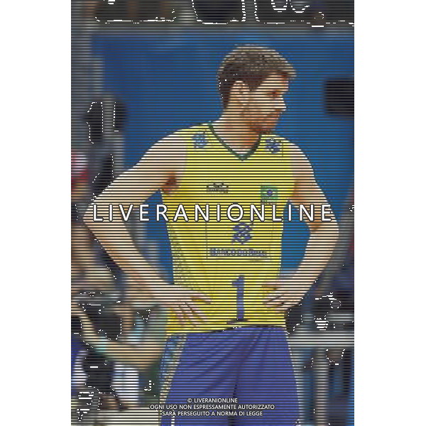 2016.07.17 KRAKOW - TAURON ARENA LIGA SWIATOWA SIATKOWKA FINAL SERBIA - BRAZYLIA NZ BRUNO MOSSA REZENDEN BRAZYLIA FOT LUKASZ WIESZALA / FOKUSMEDIA / NEWSPIX.PL --- Newspix.pl --- Newspix.pl/ AGENZIA ALDO LIVERANI SAS - ITALY ONLY - EDITORIAL USE ONLY- SERBIA - BRASILE Volley Men World League 2016 - FINAL SIX (FINALE ) CRACOVIA POLONIA 17/07/2016