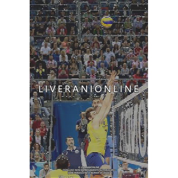 2016.07.17 KRAKOW - TAURON ARENA LIGA SWIATOWA SIATKOWKA FINAL SERBIA - BRAZYLIA NZ BRAZYLIA FOT LUKASZ WIESZALA / FOKUSMEDIA / NEWSPIX.PL --- Newspix.pl --- Newspix.pl/ AGENZIA ALDO LIVERANI SAS - ITALY ONLY - EDITORIAL USE ONLY- SERBIA - BRASILE Volley Men World League 2016 - FINAL SIX (FINALE ) CRACOVIA POLONIA 17/07/2016