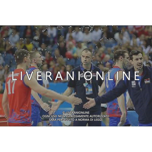 2016.07.17 KRAKOW - TAURON ARENA LIGA SWIATOWA SIATKOWKA FINAL SERBIA - BRAZYLIA NZ NIKOLA GRABIC TRENER SERBIA FOT LUKASZ WIESZALA / FOKUSMEDIA / NEWSPIX.PL --- Newspix.pl --- Newspix.pl/ AGENZIA ALDO LIVERANI SAS - ITALY ONLY - EDITORIAL USE ONLY- SERBIA - BRASILE Volley Men World League 2016 - FINAL SIX (FINALE ) CRACOVIA POLONIA 17/07/2016
