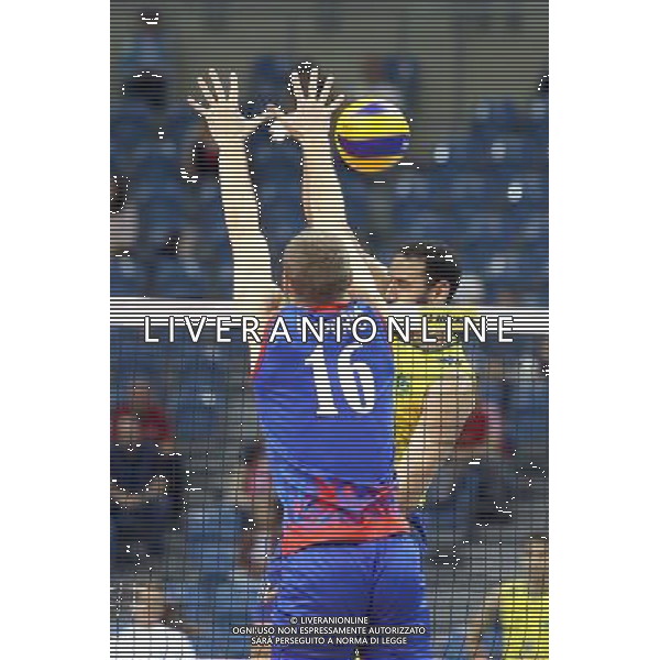 2016.07.17 KRAKOW - TAURON ARENA LIGA SWIATOWA SIATKOWKA FINAL SERBIA - BRAZYLIA NZ DRAZEN LUBURIC SERBIA FOT LUKASZ WIESZALA / FOKUSMEDIA / NEWSPIX.PL --- Newspix.pl --- Newspix.pl/ AGENZIA ALDO LIVERANI SAS - ITALY ONLY - EDITORIAL USE ONLY- SERBIA - BRASILE Volley Men World League 2016 - FINAL SIX (FINALE ) CRACOVIA POLONIA 17/07/2016