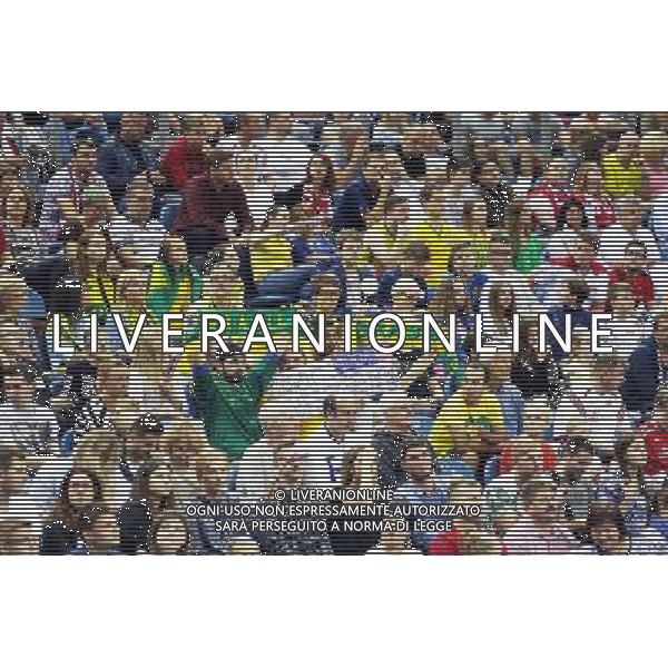 2016.07.17 KRAKOW - TAURON ARENA LIGA SWIATOWA SIATKOWKA FINAL SERBIA - BRAZYLIA NZ KIBICE SERBIA FOT LUKASZ WIESZALA / FOKUSMEDIA / NEWSPIX.PL --- Newspix.pl --- Newspix.pl/ AGENZIA ALDO LIVERANI SAS - ITALY ONLY - EDITORIAL USE ONLY- SERBIA - BRASILE Volley Men World League 2016 - FINAL SIX (FINALE ) CRACOVIA POLONIA 17/07/2016