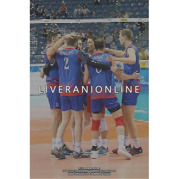 2016.07.17 KRAKOW - TAURON ARENA LIGA SWIATOWA SIATKOWKA FINAL SERBIA - BRAZYLIA NZ SERBIA FOT LUKASZ WIESZALA / FOKUSMEDIA / NEWSPIX.PL --- Newspix.pl --- Newspix.pl/ AGENZIA ALDO LIVERANI SAS - ITALY ONLY - EDITORIAL USE ONLY- SERBIA - BRASILE Volley Men World League 2016 - FINAL SIX (FINALE ) CRACOVIA POLONIA 17/07/2016