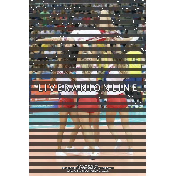 2016.07.17 KRAKOW - TAURON ARENA LIGA SWIATOWA SIATKOWKA FINAL SERBIA - BRAZYLIA NZ TANCERKA FOT LUKASZ WIESZALA / FOKUSMEDIA / NEWSPIX.PL --- Newspix.pl --- Newspix.pl/ AGENZIA ALDO LIVERANI SAS - ITALY ONLY - EDITORIAL USE ONLY- SERBIA - BRASILE Volley Men World League 2016 - FINAL SIX (FINALE ) CRACOVIA POLONIA 17/07/2016