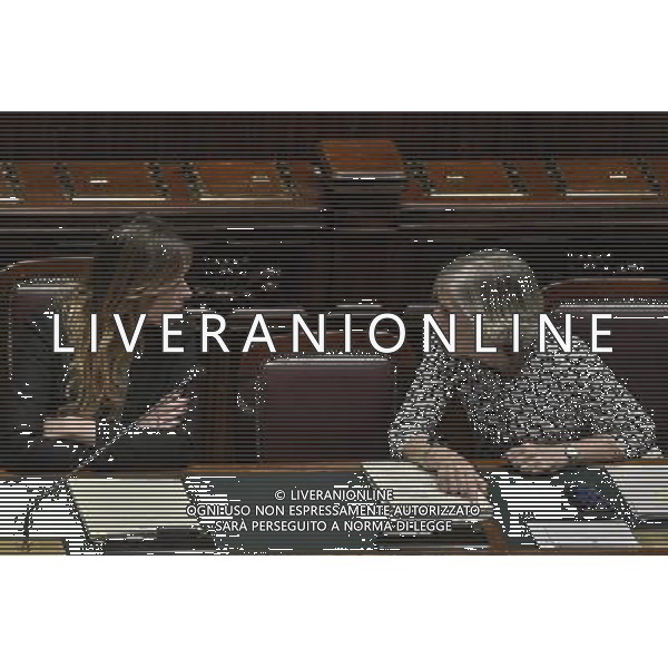 Camera dei Deputati Svolgimento di interrogazioni a risposta immediata - Roma - 20.07.2016 - nella foto: Maria Elena Boschi e Stefania Giannini / Ph. Corradetti - AG. ALDO LIVERANI SAS / AGENZIA ALDO LIVERANI SAS