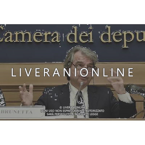 Conferenza stampa di Forza Italia sul Referendum Costituzionale - Roma 20.07.2016 - Montecitorio - Sala stampa - nella foto: Renato Brunetta / Ph.Corradetti - AG ALDO LIVERANI SAS / AGENZIA ALDO LIVERANI SAS