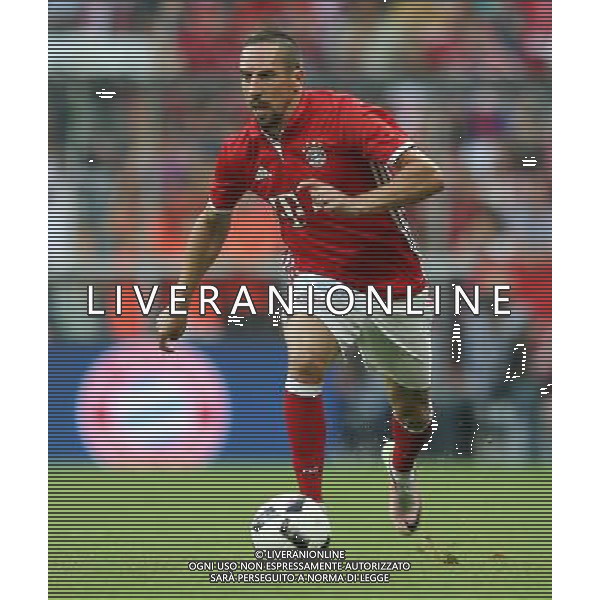 firo : Fußball,Fussball : 20.07.2016 1. Bundesliga, Saison 2016/2017: FC Bayern München - Manchester City FC, Testspiel, Franck Ribery ( München ), Einzelaktion $worldrightsEs gelten unsere AGB, einsehbar auf www.firosportphoto.de copyright by firo sportphoto: Coesfelder Str. 207 D- 48249 Dülmen www.firosportphoto.de mail@firosportphoto.de (V o l k s b a n k B o c h u m - W i t t e n ) IBAN DE68 4306 0129 0341 1171 00 Tel: +49-2594 - 9916004 Fax: +49-2594 - 9916005 AG ALDO LIVERANI SAS ONLY ITALY
