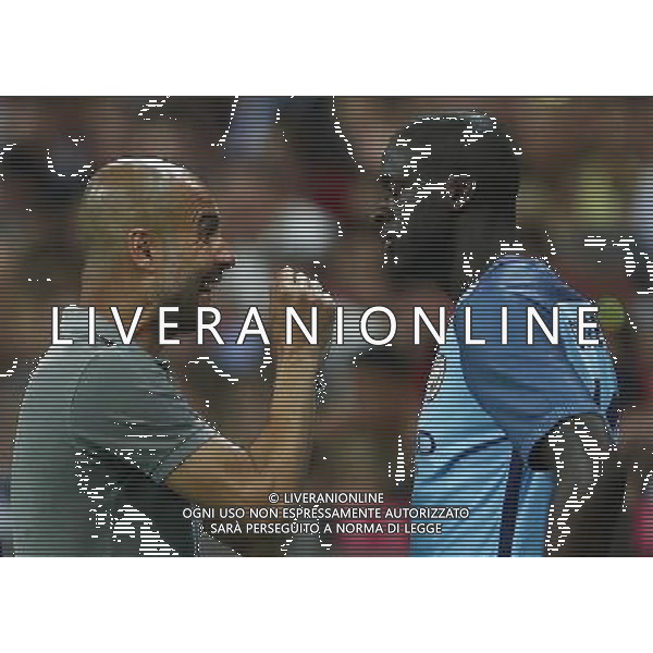 firo : 20.07.2016, Fu§ball, 1.Bundesliga, Saison 2016/2017, Testspiel, FC Bayern MŸnchen - Manchester City Manchester City Trainer Pep Guardiola issues instructions to Yaya Toure $worldrights,Es gelten unsere AGB, einsehbar auf www.firosportphoto.de, ¤ONLY FOR USE IN GERMANY !!!! Photo : BPI, copyright by firo sportphoto: Coesfelder Str. 207 D-48249 DŸlmen www.firosportphoto.de mail@firosportphoto.de (V o l k s b a n k B o c h u m - W i t t e n ) BLZ.: 430 601 29 Kt. Nr.: 341 117 100 Tel:Ê +49-2594-9916004 Fax:Ê+49-2594-9916005 , AG ALDO LIVERANI SAS ONLY ITALY