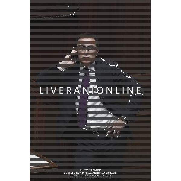 Camera dei Deputati voto sulla questione di fiducia posta dal Governo sull\'approvazione dell\'articolo unico del disegno di legge di conversione in legge del decreto-legge \' misure finanziarie urgenti per gli enti territoriali e il territorio \' - Roma - 21.07.2016 - nella foto: Francesco Boccia / Ph. Corradetti - AG. ALDO LIVERANI SAS