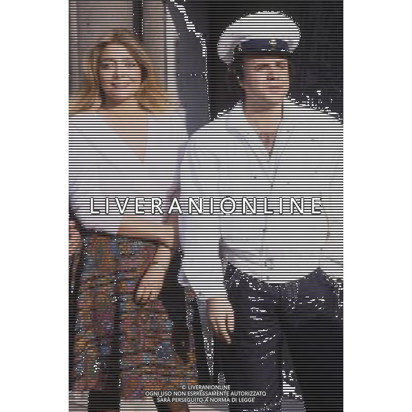 Mara Venier, pseudonimo di Mara Povoleri, attrice e conduttrice televisiva italiana. - Retrospettiva nella foto con Jerry Cala\' nel 1983 © Archivio / AGENZIA ALDO LIVERANI SAS