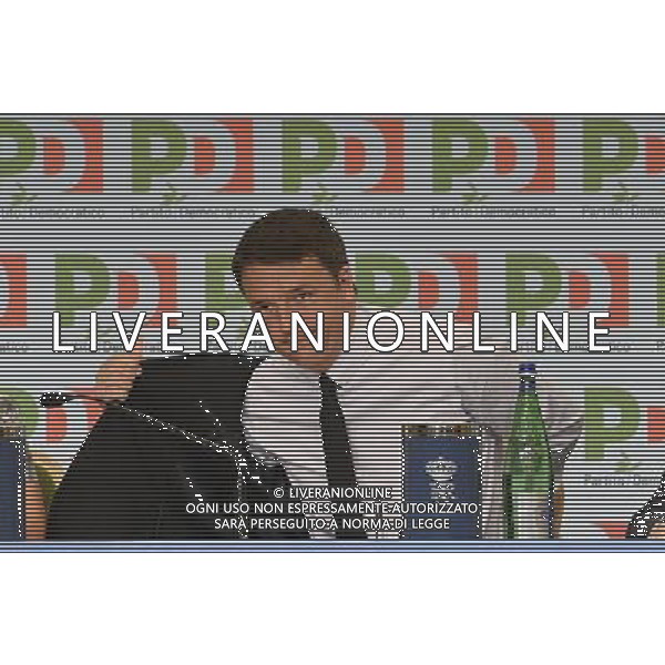 Assemblea Nazionale Partito Democratico - Roma 23.07.2016 - Hotel Parco dei Principi - nella foto: Matteo Renzi / Ph.Corradetti - AG ALDO LIVERANI SAS/ AGENZIA ALDO LIVERANI SAS