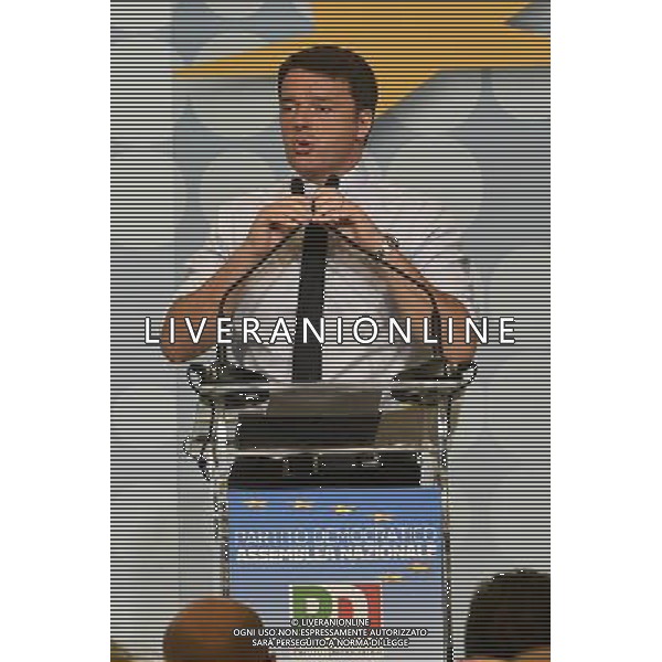 Assemblea Nazionale Partito Democratico - Roma 23.07.2016 - Hotel Parco dei Principi - nella foto: Matteo Renzi durante il suo intervento / Ph.Corradetti - AG ALDO LIVERANI SAS/ AGENZIA ALDO LIVERANI SAS