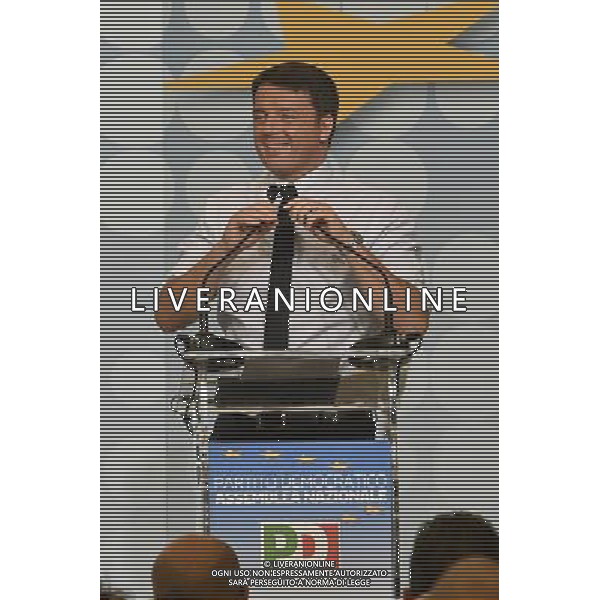 Assemblea Nazionale Partito Democratico - Roma 23.07.2016 - Hotel Parco dei Principi - nella foto: Matteo Renzi durante il suo intervento / Ph.Corradetti - AG ALDO LIVERANI SAS/ AGENZIA ALDO LIVERANI SAS