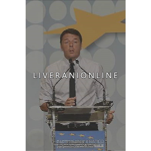 Assemblea Nazionale Partito Democratico - Roma 23.07.2016 - Hotel Parco dei Principi - nella foto: Matteo Renzi durante il suo intervento / Ph.Corradetti - AG ALDO LIVERANI SAS/ AGENZIA ALDO LIVERANI SAS
