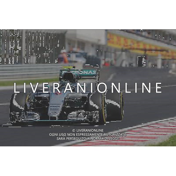 Nico Rosberg (GER) Mercedes AMG F1 W07 Hybrid. 24.07.2016. Formula 1 World Championship, Rd 11, Hungarian Grand Prix, Budapest, Hungary, Race Day. /AGENZIA ALDO LIVERANI Sas - ITALY ONLY EDITORIAL USE ONLY - GP F1 Ungheria Gara