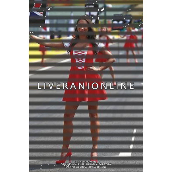 Grid girl. 24.07.2016. Formula 1 World Championship, Rd 11, Hungarian Grand Prix, Budapest, Hungary, Race Day. /AGENZIA ALDO LIVERANI Sas - ITALY ONLY EDITORIAL USE ONLY - GP F1 Ungheria Gara