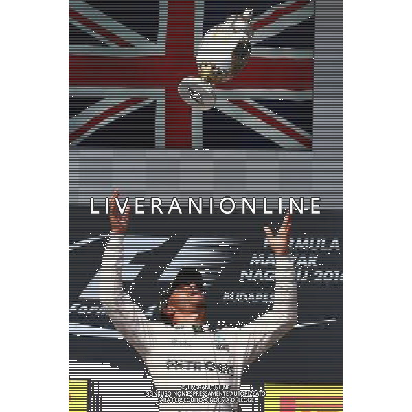 1st place Lewis Hamilton (GBR) Mercedes AMG F1 W07. 24.07.2016. Formula 1 World Championship, Rd 11, Hungarian Grand Prix, Budapest, Hungary, Race Day. /AGENZIA ALDO LIVERANI Sas - ITALY ONLY EDITORIAL USE ONLY - GP F1 Ungheria Gara