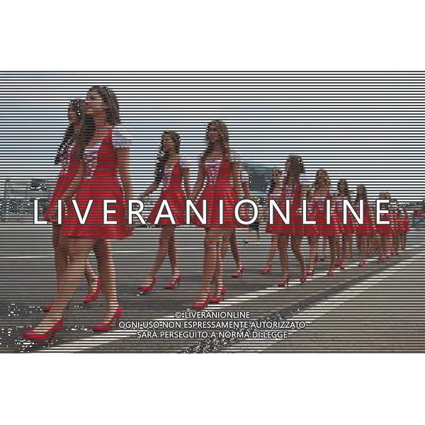 Grid girls. 24.07.2016. Formula 1 World Championship, Rd 11, Hungarian Grand Prix, Budapest, Hungary, Race Day. /AGENZIA ALDO LIVERANI Sas - ITALY ONLY EDITORIAL USE ONLY - GP F1 Ungheria Gara