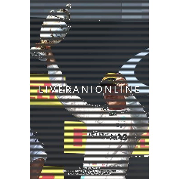 2nd place Nico Rosberg (GER) Mercedes AMG Petronas F1 W07. 24.07.2016. Formula 1 World Championship, Rd 11, Hungarian Grand Prix, Budapest, Hungary, Race Day. /AGENZIA ALDO LIVERANI Sas - ITALY ONLY EDITORIAL USE ONLY - GP F1 Ungheria Gara