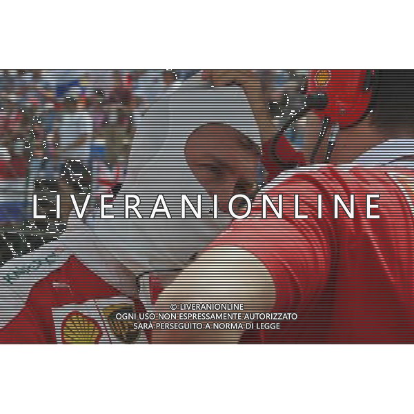 Sebastian Vettel (GER) Ferrari on the grid. 24.07.2016. Formula 1 World Championship, Rd 11, Hungarian Grand Prix, Budapest, Hungary, Race Day. ag aldo liverani sas onlyitaly