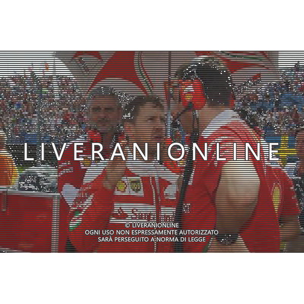 Sebastian Vettel (GER) Ferrari on the grid. 24.07.2016. Formula 1 World Championship, Rd 11, Hungarian Grand Prix, Budapest, Hungary, Race Day. ag aldo liverani sas onlyitaly