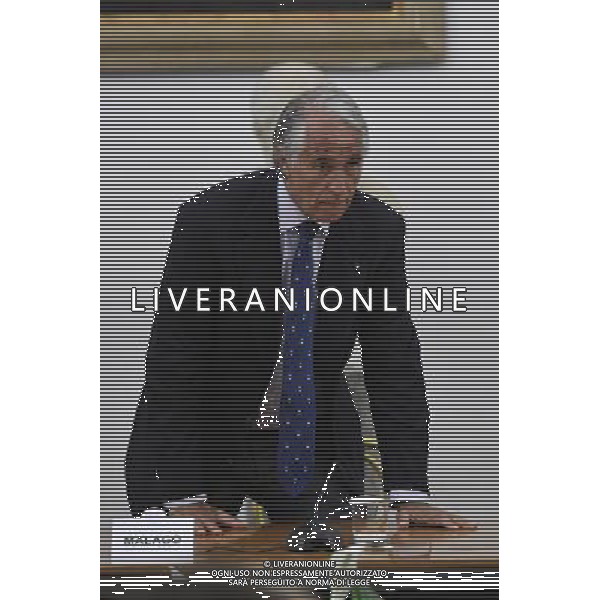 Il vicesindaco Daniele Frongia incontra una rappresentanza degli atleti romani che parteciperanno alle prossime Olimpiadi a Rio - Roma 25.07.2016 - Campidoglio - Sala Protomoteca - nella foto: Giovanni Malago\' / Ph.Corradetti - AG ALDO LIVERANI SAS / AGENZIA ALDO LIVERANI SAS