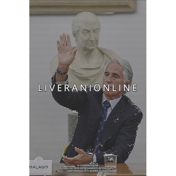 Il vicesindaco Daniele Frongia incontra una rappresentanza degli atleti romani che parteciperanno alle prossime Olimpiadi a Rio - Roma 25.07.2016 - Campidoglio - Sala Protomoteca - nella foto: Giovanni Malago\' / Ph.Corradetti - AG ALDO LIVERANI SAS / AGENZIA ALDO LIVERANI SAS