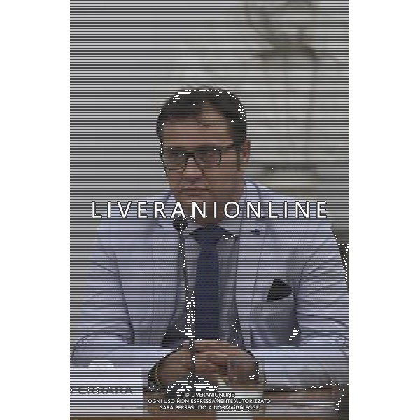 Il vicesindaco Daniele Frongia incontra una rappresentanza degli atleti romani che parteciperanno alle prossime Olimpiadi a Rio - Roma 25.07.2016 - Campidoglio - Sala Protomoteca - nella foto: Paolo Ferrara capogruppo del M5S / Ph.Corradetti - AG ALDO LIVERANI SAS / AGENZIA ALDO LIVERANI SAS