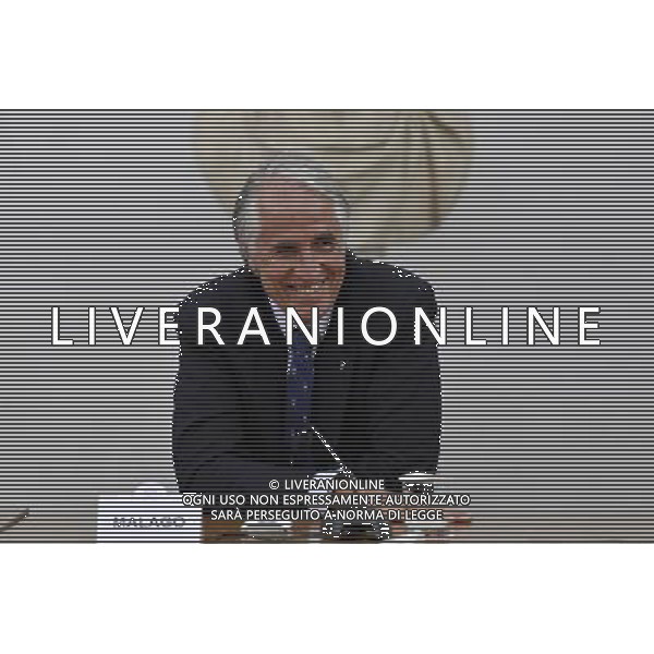 Il vicesindaco Daniele Frongia incontra una rappresentanza degli atleti romani che parteciperanno alle prossime Olimpiadi a Rio - Roma 25.07.2016 - Campidoglio - Sala Protomoteca - nella foto: Giovanni Malago\' / Ph.Corradetti - AG ALDO LIVERANI SAS / AGENZIA ALDO LIVERANI SAS