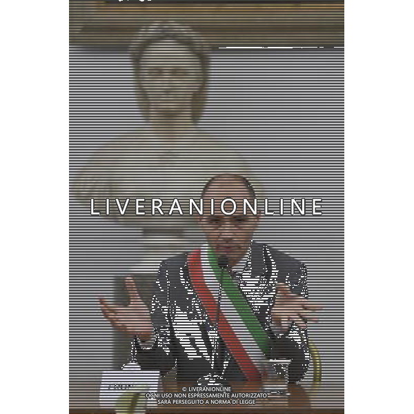 Il vicesindaco Daniele Frongia incontra una rappresentanza degli atleti romani che parteciperanno alle prossime Olimpiadi a Rio - Roma 25.07.2016 - Campidoglio - Sala Protomoteca - nella foto: Daniele Frongia / Ph.Corradetti - AG ALDO LIVERANI SAS / AGENZIA ALDO LIVERANI SAS