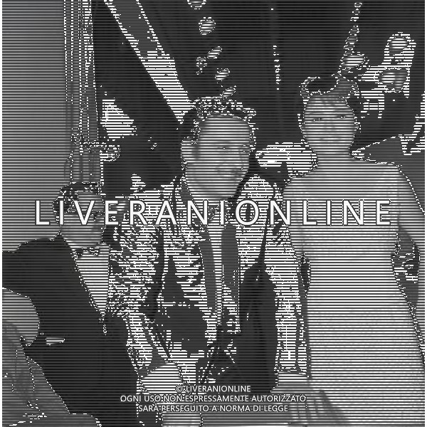 Cantanti Festival di Sanremo 1966 - Retrospettiva nella foto Gigliola Cinquetti e Domenico Modugno ( vincitori ) Â© Archivio / AGENZIA ALDO LIVERANI SAS