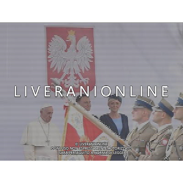 27 07 2016 Krakow Przylot Ojca Swietego Franciszka na lotnisko Jana Pawla II-go w Balicach 27 July 2016 Pope Francis arrives to Balice Jean Paul II airport N/Z Papiez Franciszek, Agata Kornhauser-Duda , Prezydent Andrzej Duda Foto: Artur Widak/Newspix --- Newspix.pl / AGENZIA ALDO LIVERANI SAS - ITALY ONLY EDITORIAL USE ONLY Sua Santita\' il Santo Padre Papa Francesco al suo arrivo all\'aeroporto Giovanni Paolo II Balice a Cracovia in Polonia 27 luglio 2016 ricevuto dal presidente Andrzej Duda