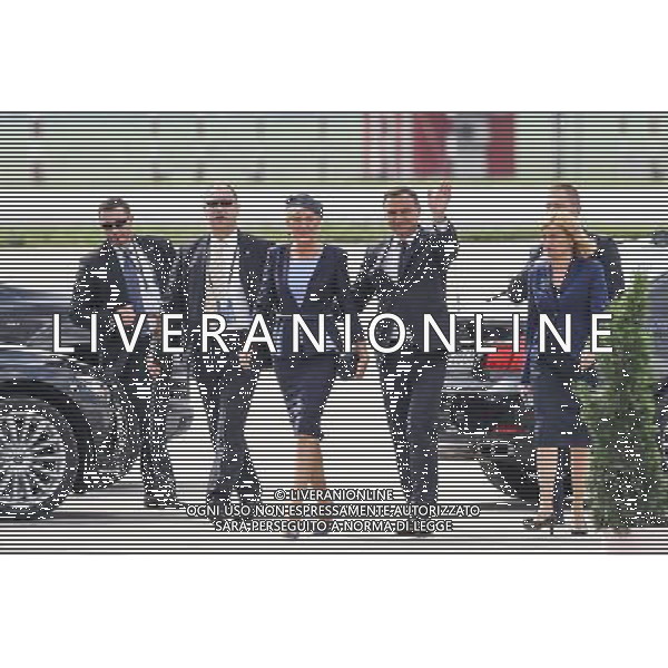 2016.07.27 KRAKOW BALICE PRZYLOT PAPIEZ FRANCISZEK LOTNISKO CRACOW AIRPORT BALICE SDM SWIATOWE DNI MLODZIEZY TARGET NZ ANDRZEJ DUDA AGATA KORNHAUSER DUDA FOT JAKUB GRUCA / FOKUSMEDIA / NEWSPIX.PL ARRIVAL POPE FRANCIS CRACOW BALICE AIRPORT WYD WORLD YOUTH DAY 27 July 2016 Pope Francis arrives to Balice Jean Paul II airport --- Newspix.pl / AGENZIA ALDO LIVERANI SAS - ITALY ONLY - EDITORIAL USE ONLY Sua Santita\' il Santo Padre Papa Francesco al suo arrivo all\'aeroporto Giovanni Paolo II Balice a Cracovia in Polonia 27 luglio 2016