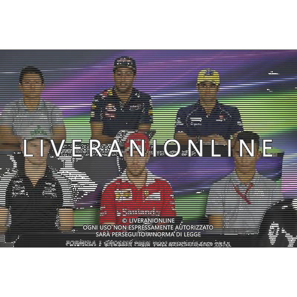 Nico Hulkenberg (GER), Sahara Force India, Sebastian Vettel (GER), Scuderia Ferrari and Pascal Wehrlein (GER), Manor Racing 28.07.2016. Formula 1 World Championship, Rd 12, German Grand Prix, Hockenheim, Germany, Preparation Day. AG ALDO LIVERANI SAS ONLY ITALY