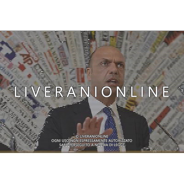 Angelino Alfano presenta alla stampa estera la Campagna informativa \' Aware Migrants \' - Roma 28.07.2016 - Stampa Estera - nella foto: Angelino Alfano / Ph.Corradetti - AG ALDO LIVERANI SAS / AGENZIA ALDO LIVERANI SAS